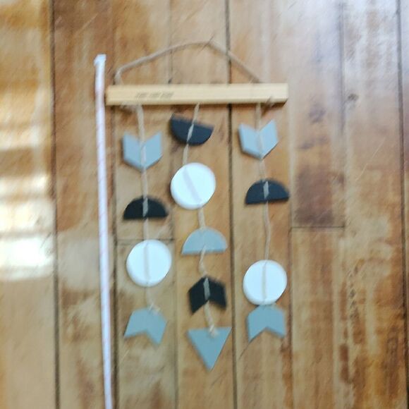 Rustic Gray and White Wall Hanging Decor Distressed Outdoor Camping Boys Room - Picture 4 of 8